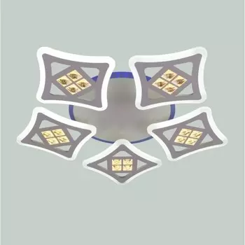 Люстра светодиодная, размер 63x63x8 см