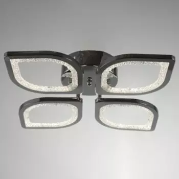 Люстра светодиодная Ромб 70Вт LED 2700-4200К хром 38х38х9,5см