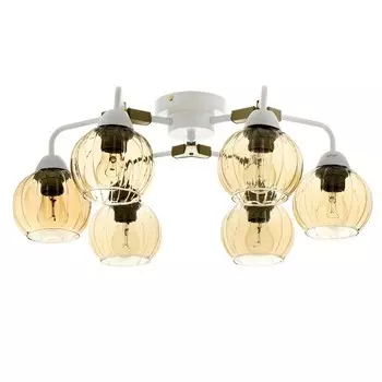 Люстра Светогор "Связь" 6х60Вт Е27 белый