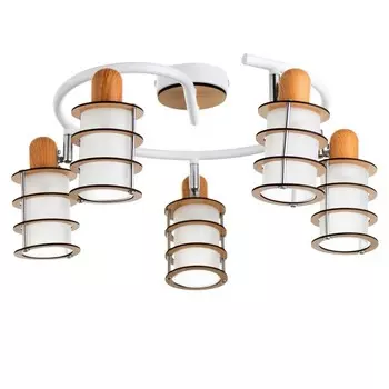 Люстра «Тайон» 5хЕ14 40 Вт белый 565616 см