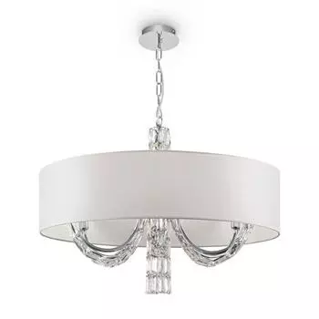 Светильник подвесной Maytoni DIA008PL-06CH, 6хE14, 40Вт, 70х70х105 см, цвет хром