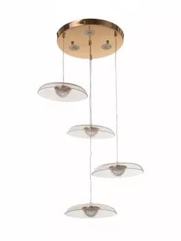 Люстра Tamara 28 Вт LED 4000-6000К золото 434142 см