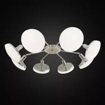 Люстра Тамбо, 8x12Вт Е27, 6240лм, 3000K, хром