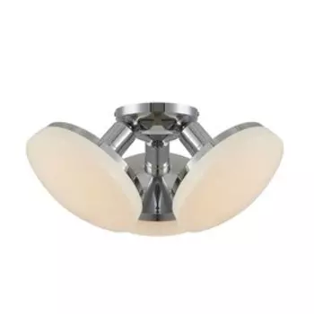 Люстра «Тао», 3х12Вт LED 3000К серебро 36,5x22,5x22,5 см