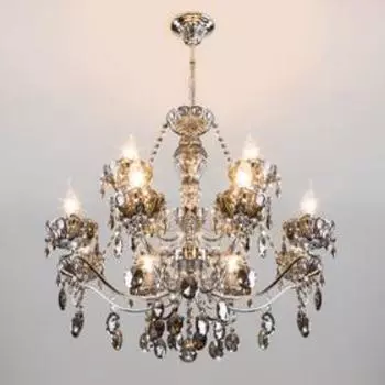 Люстра Teodore, 12x60Вт E14, цвет хром