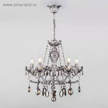 Люстра Teodore, 5x60Вт E14, цвет хром