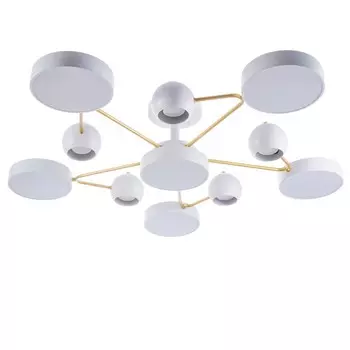 Люстра «Терно» 6хLED 194 Вт 3000-6000К 5хGU10 бело-золотой 959521 см BayerLux