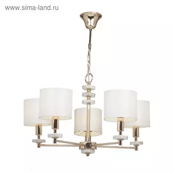 Люстра Tiana 5x40Вт E14 золото