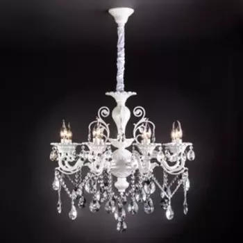 Люстра Tivoli 8x60Вт E14 белый