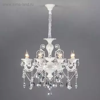 Люстра Tivoli 8x60Вт E14 белый