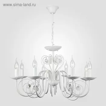 Люстра Tomas 8x60Вт E14 белый, золото