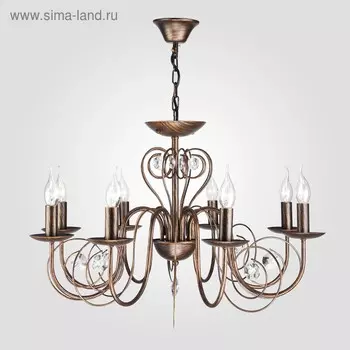 Люстра Tomas 8x60Вт E14 чёрный