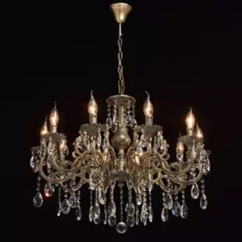 Люстра «Тоскана», 10x40Вт E14, античная бронза