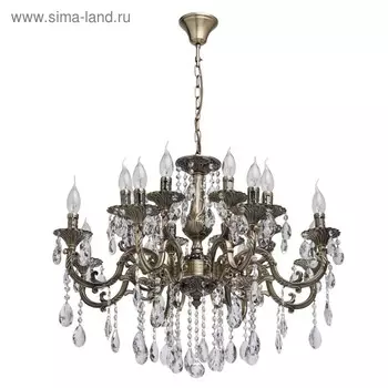 Люстра «Тоскана» 16x40Вт E14 античная бронза