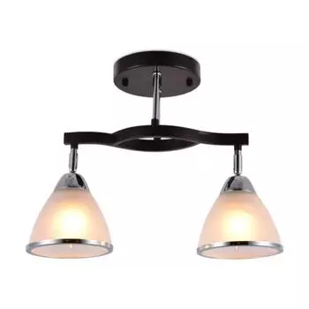 Люстра Ambrella light Traditional, 2x40Вт E27, цвет кофе, хром