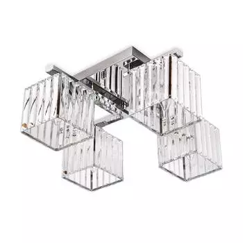 Люстра Ambrella light Traditional, 4x40Вт E27, цвет хром