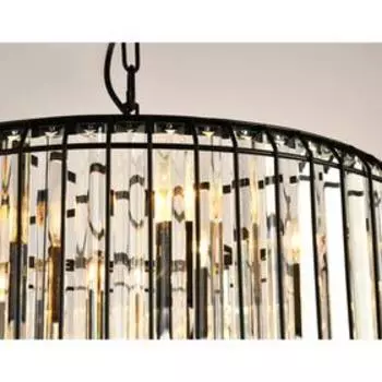 Люстра Ambrella light Traditional, 5x40Вт E14, цвет черный