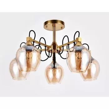 Люстра Ambrella light Traditional, 5x40Вт E27, цвет бронза