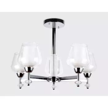 Люстра Ambrella light Traditional, 5x40Вт E27, цвет хром