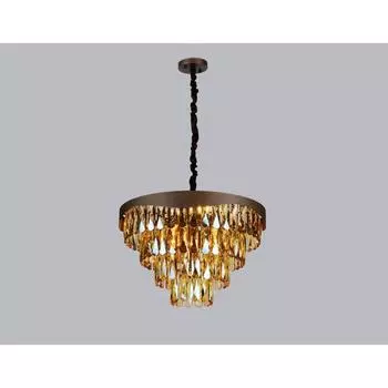 Люстра Ambrella light Traditional, 6x40Вт E14, цвет кофе