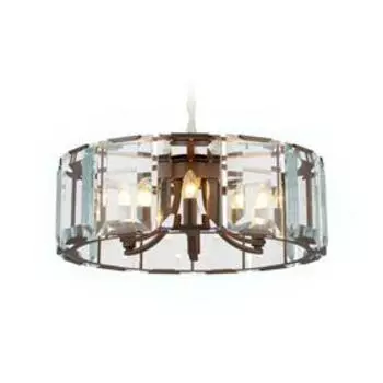 Люстра Ambrella light Traditional, 6x40Вт E14, цвет кофе