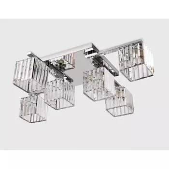 Люстра Ambrella light Traditional, 6x40Вт E27, цвет хром