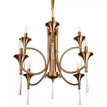 Люстра «Тронг» 840 Вт Е14 латунь 727263 см BayerLux