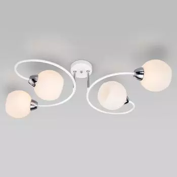 Люстра Tulia, 4x40Вт E27, цвет белый