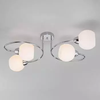 Люстра Tulia, 4x40Вт E27, цвет хром