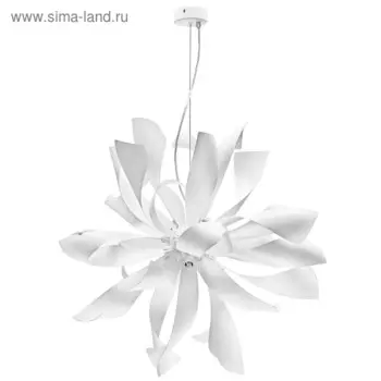 Люстра TURBIO 6х40Вт G9 белый 65x155см