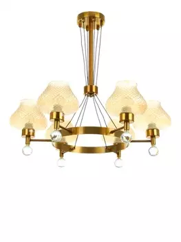 Люстра «Уэтстон» 640 Вт Е27 золото 606093 см