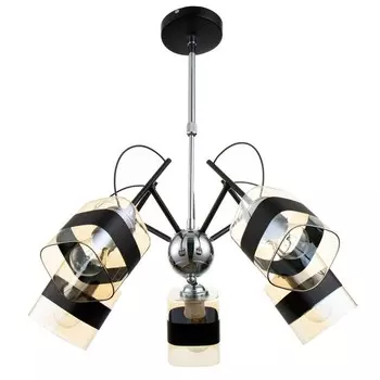 Люстра Светогор «Утро» 560 Вт Е27 черный