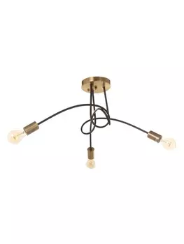 Люстра «Узел» 340 Вт Е27 черный/латунь 525236 см