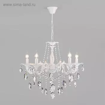 Люстра Veletta, 5x60Вт E14, цвет белый