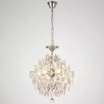 Люстра Венеция E14 40Вт серебро 40х40х50 см