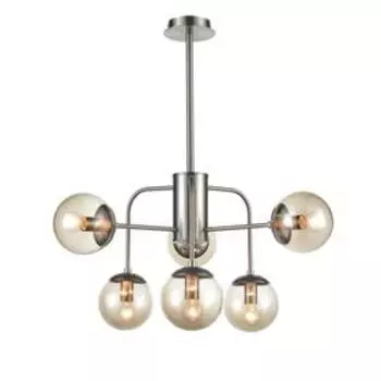 Люстра Verona, 6x40Вт E14, цвет никель