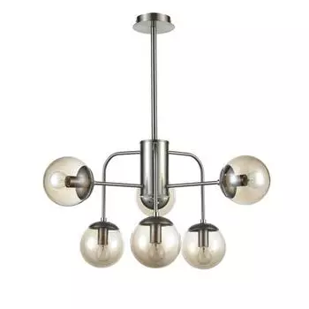 Люстра Verona, 6x40Вт E14, цвет никель