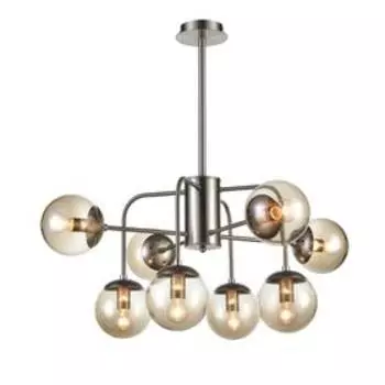 Люстра Verona, 8x40Вт E14, цвет никель