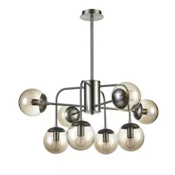 Люстра Verona, 8x40Вт E14, цвет никель