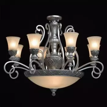 Люстра "Версаче" 11x60Вт Е27 серебро