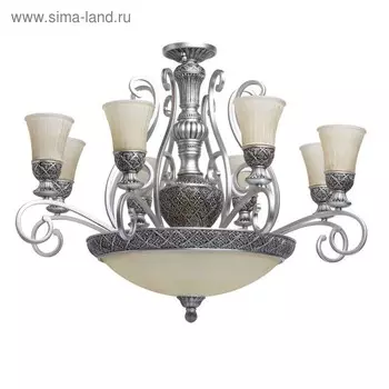 Люстра "Версаче" 11x60Вт Е27 серебро