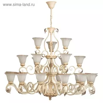 Люстра "Версаче" 21x60Вт E27 молочный