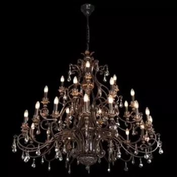 Люстра «Версаче», 28x60Вт E14, кофейный