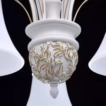 Люстра "Версаче" 5x60Вт E27 белый, золотой