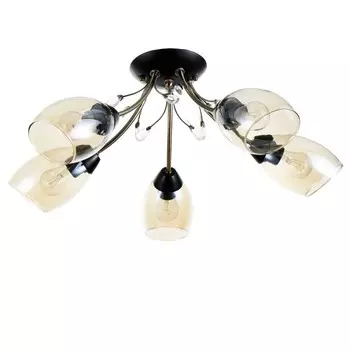 Люстра Светогор "Вид" 5х60Вт Е27 черный