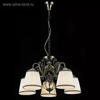 Люстра Maytoni ARM420-05-R, 5хE14, 40Вт, 58х58х86 см, цвет бронза антик