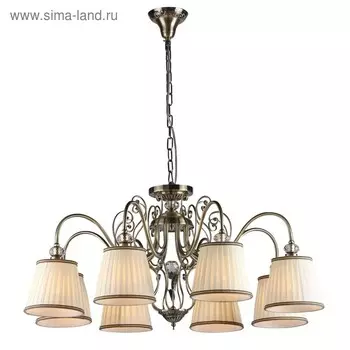 Люстра Maytoni ARM420-08-R, 8хE14, 40Вт, 81х81х93 см, цвет бронза антик