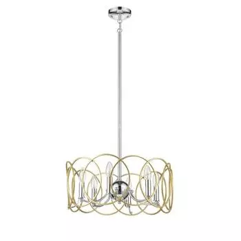 Люстра Vita, 6x40Вт E14, цвет хром