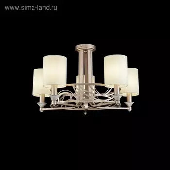 Люстра Maytoni H004CL-05BG, 5хE14, 40Вт, 71х71х37 см, цвет кремовый с золотом