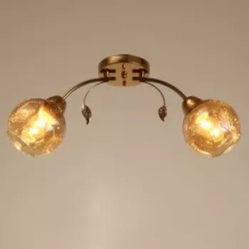 Люстра Виттория 2х40Вт Е27 золото 53х13х21см